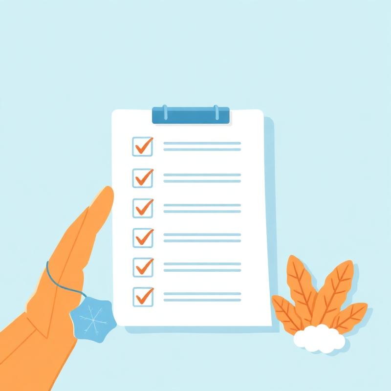 Lista de verificación para preparación invernal